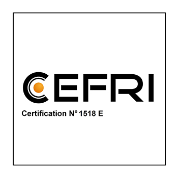 WEGROUP - CEFRI - Certification N°1518 E